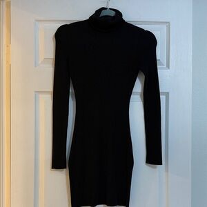 Enza Costa Black Long Sleeve Dress
